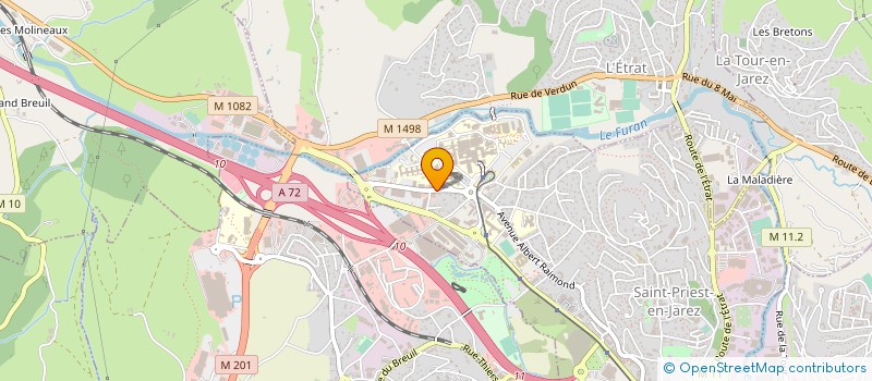 localisation de l'entreprise RCR 42  SAINT-PRIEST-EN-JAREZ