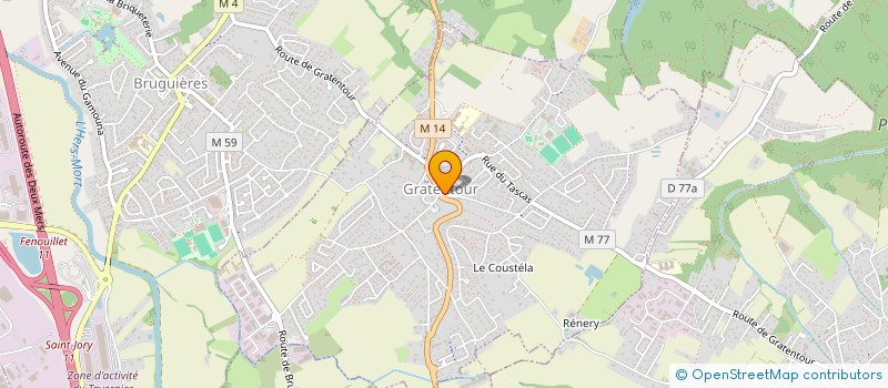 localisation de l'entreprise RCR à GRATENTOUR