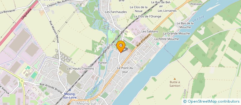 localisation de l'entreprise RCR  MEUNG-SUR-LOIRE