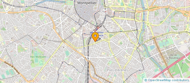 localisation de l'entreprise RCR EDITIONS à MONTPELLIER