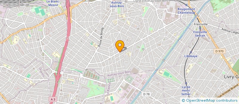 localisation de l'entreprise RCR MECCHIA à AULNAY-SOUS-BOIS