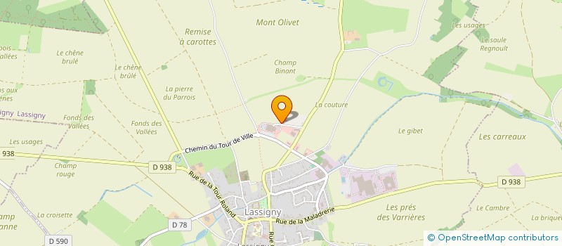 localisation de l'entreprise RCR ONE  PUISEUX-EN-FRANCE