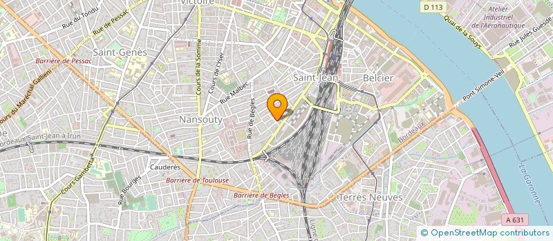 localisation de l'entreprise RCR RENOVATEURS à BORDEAUX
