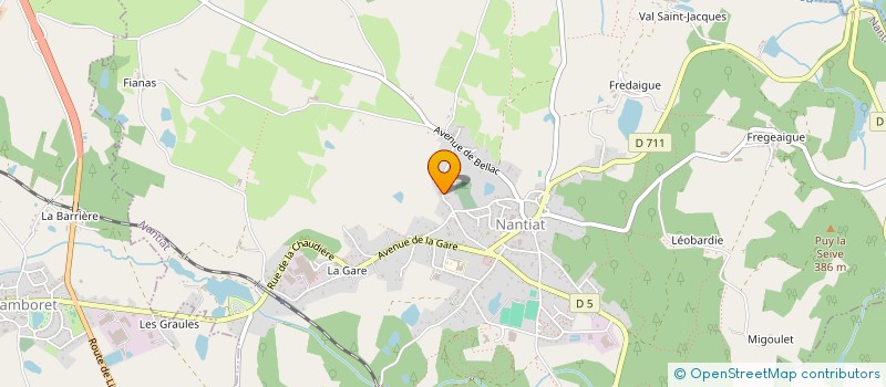 localisation de l'entreprise RCRJ - DIRT TRACK SOUND AND PICTURES  NANTIAT