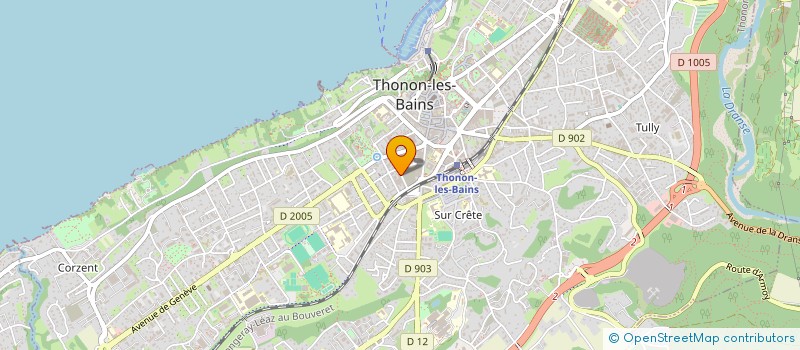 localisation de l'entreprise RCS à THONON-LES-BAINS