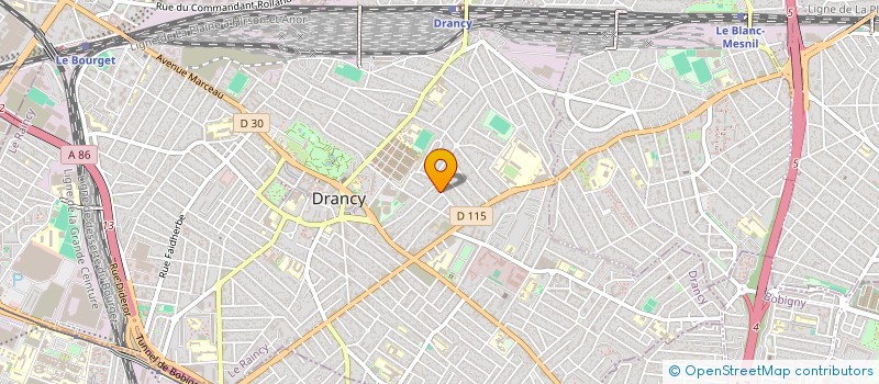 localisation de l'entreprise RCS BATIMENT à DRANCY