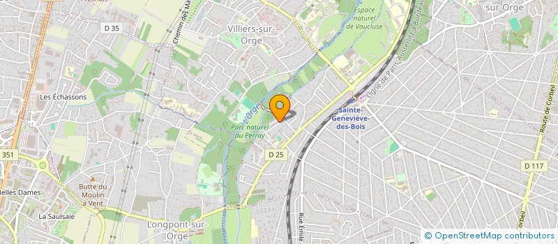 localisation de l'entreprise RCS BATIMENT  SAINTE-GENEVIEVE-DES-BOIS