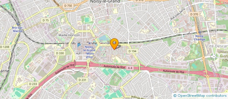 localisation de l'entreprise RCS BUSINESS à LE RAINCY