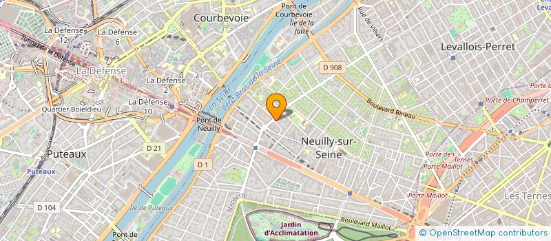 localisation de l'entreprise RCS EUROPE à NEUILLY-SUR-SEINE