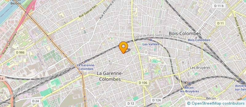 localisation de l'entreprise RCS IMMOBILIER à LA GARENNE-COLOMBES