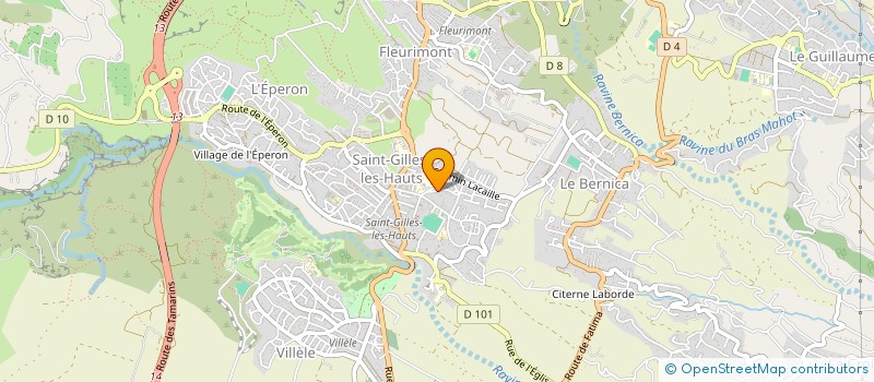 localisation de l'entreprise RCS'  MUSIK  SAINT-PAUL