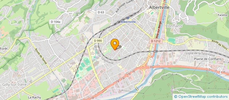 localisation de l'entreprise RCS RENOVATION  ALBERTVILLE