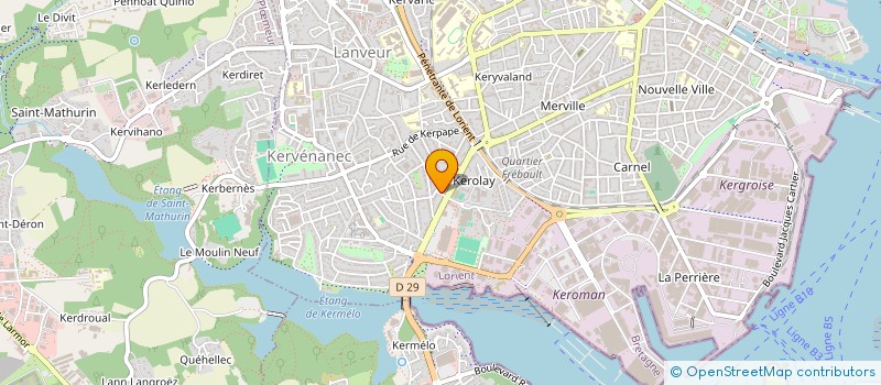 localisation de l'entreprise RCS TRANSACTIONS   LORIENT