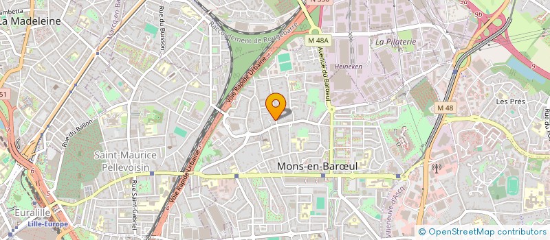 localisation de l'entreprise RCSC  MONS-EN-BARUL