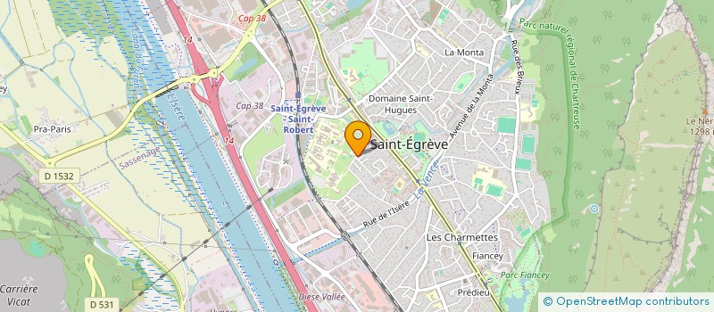 localisation de l'entreprise RCSI  SAINT-EGREVE