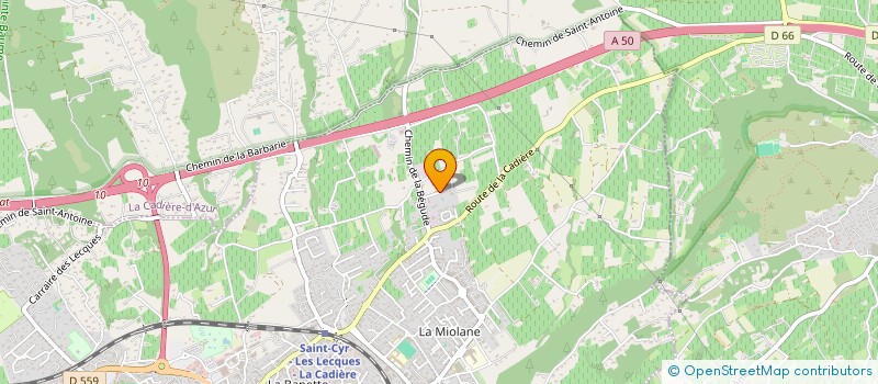 localisation de l'entreprise RCSL à SAINT-CYR-SUR-MER