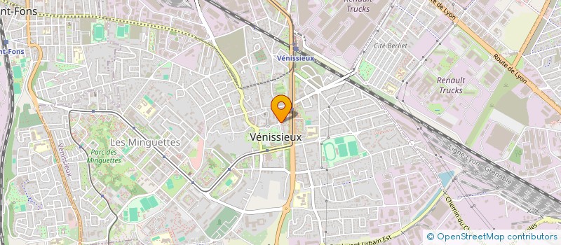 localisation de l'entreprise RCT à VENISSIEUX