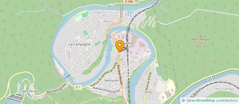 localisation de l'entreprise RCT à REVIN
