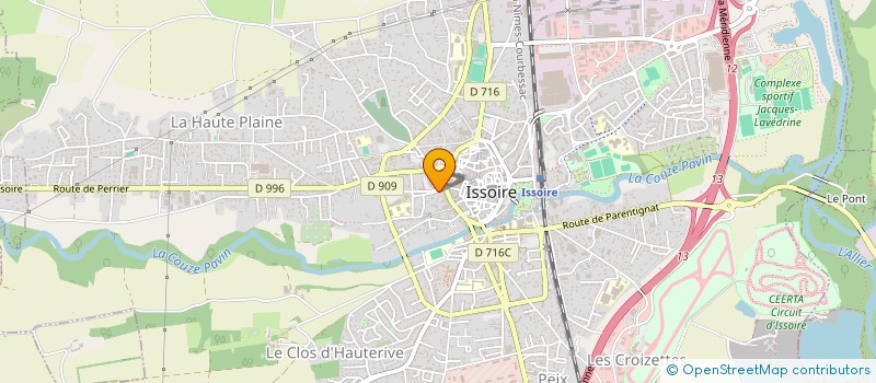 localisation de l'entreprise RCT à ISSOIRE