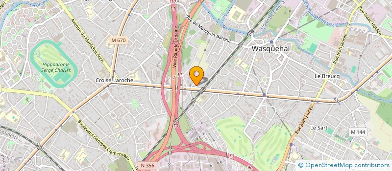localisation de l'entreprise RCT à WASQUEHAL