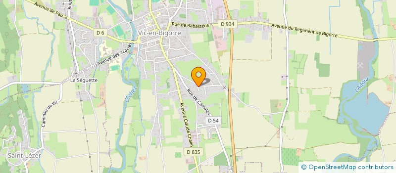 localisation de l'entreprise RCT BATIMENT  CAMALES