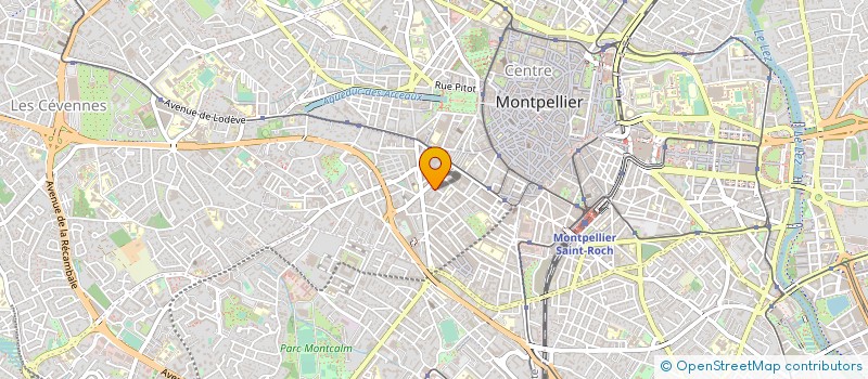 localisation de l'entreprise RCT RECHERCH CONNAISS TEMPLIER à MONTPELLIER