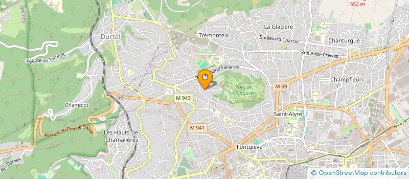 localisation de l'entreprise RCTB  CLERMONT-FERRAND