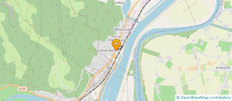 localisation de l'entreprise RCTB DISTRIBUTION à SAINT-GEORGES-LES-BAINS