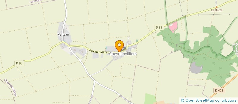 localisation de l'entreprise RCTCDM PROPERTIES  CHEVRAINVILLIERS