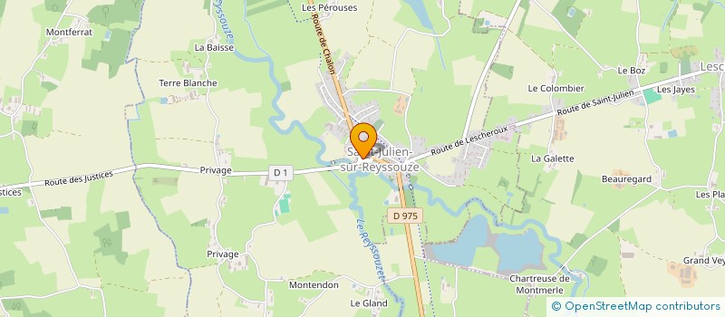 localisation de l'entreprise RCTHERM à SAINT-JULIEN-SUR-REYSSOUZE