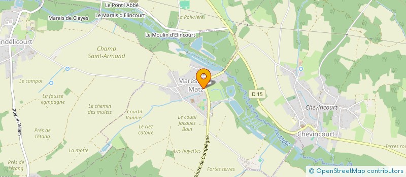 localisation de l'entreprise RCTI TRANPORTS  MAREST-SUR-MATZ