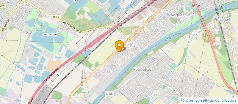 localisation de l'entreprise RCTJ HOLDING  LACROIX-FALGARDE