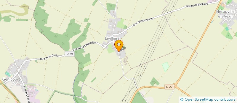 localisation de l'entreprise RCV  LIVILLIERS