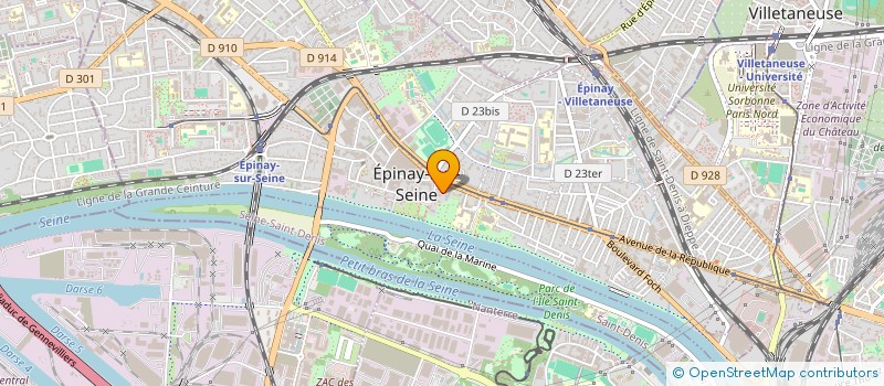 localisation de l'entreprise RCV EXPERT à EPINAY-SUR-SEINE