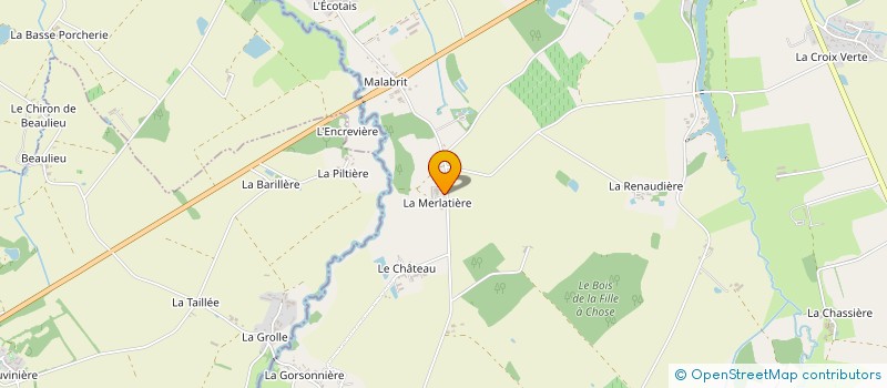 localisation de l'entreprise RCV MECA à VIEILLEVIGNE