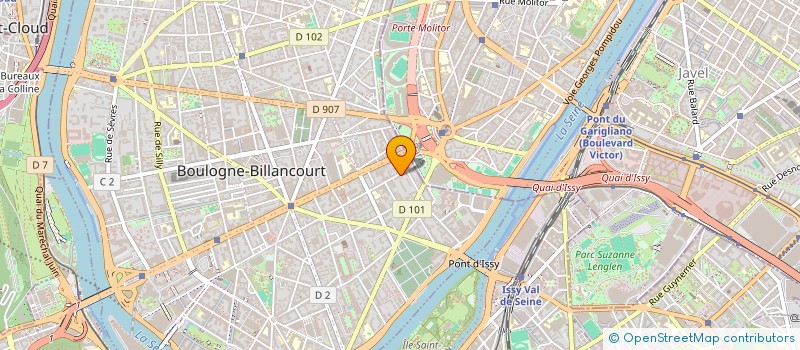 localisation de l'entreprise RCX à BOULOGNE-BILLANCOURT