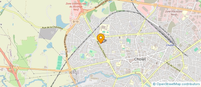localisation de l'entreprise RCY à CHOLET