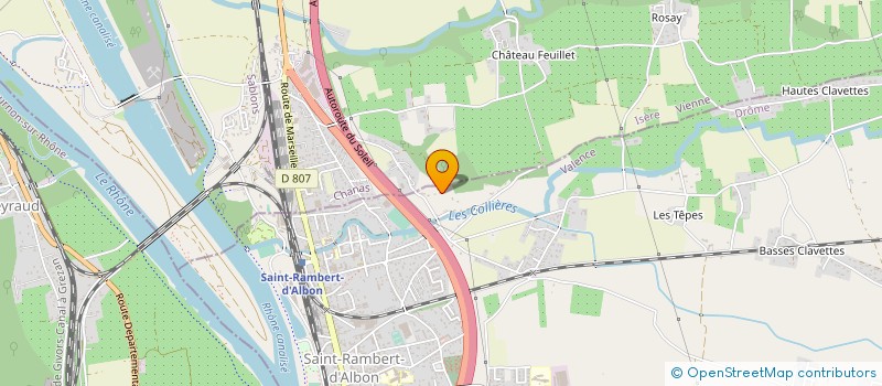 localisation de l'entreprise RCZ ETANCHEITE à SAINT RAMBERT D'ALBON