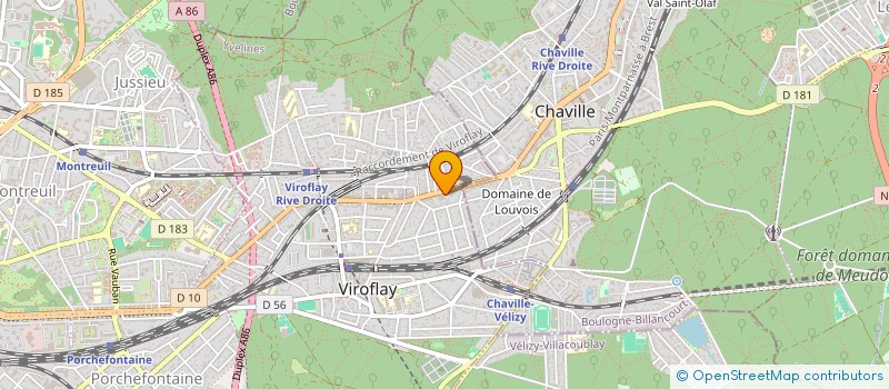 localisation de l'entreprise RCZE CONSEIL IT  VIROFLAY