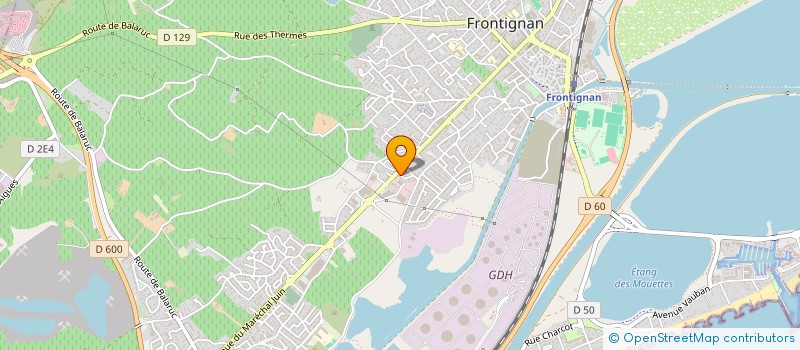 localisation de l'entreprise RCZSG à FRONTIGNAN