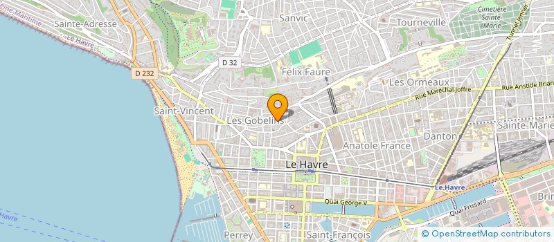 localisation de l'entreprise RD  LE HAVRE