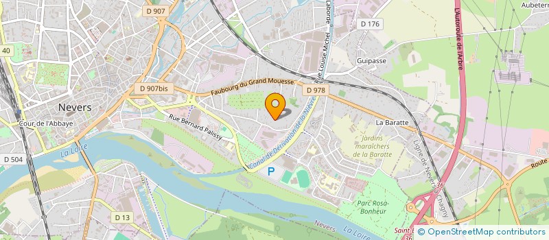 localisation de l'entreprise RD 500 CLUB DE FRANCE à NEVERS