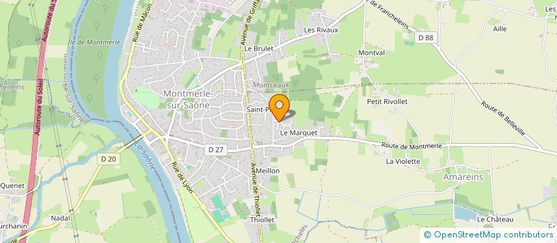 localisation de l'entreprise RD à FRANCHELEINS