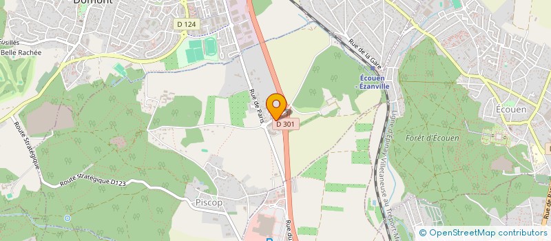 localisation de l'entreprise RD 88  PISCOP