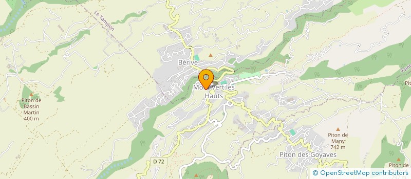 localisation de l'entreprise RD 974 à SAINT-PIERRE