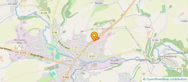 localisation de l'entreprise RD AGENCEMENT à CONDE-EN-NORMANDIE