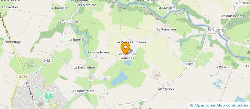 localisation de l'entreprise RD AGENCEMENT à LA BRUFFIERE