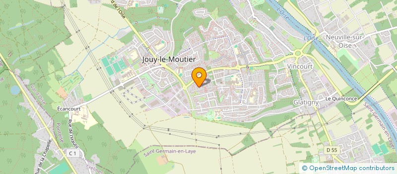 localisation de l'entreprise RD AUTOMATISME  JOUY-LE-MOUTIER