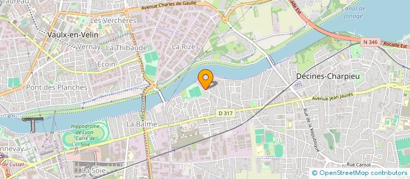 localisation de l'entreprise RD BIENS  DECINES-CHARPIEU