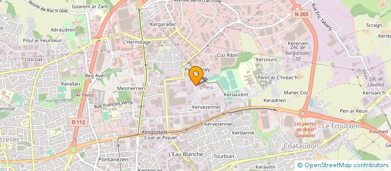 localisation de l'entreprise RD BREST à BREST